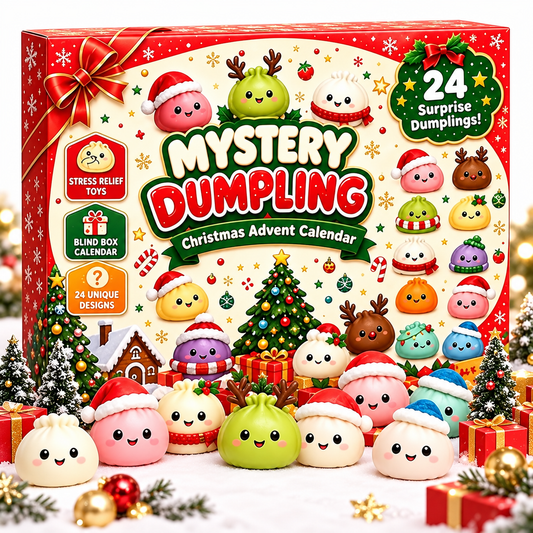 Weihnachtlicher Squishy-Adventskalender