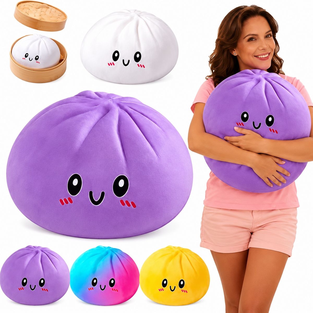 KnautschKloß – Riesiger Quetsch-Antistressball 🥟☁️