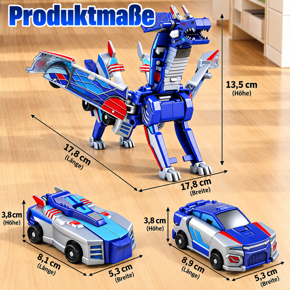 DrachenWandel – 2-in-1 Roboterauto 🐉🚗