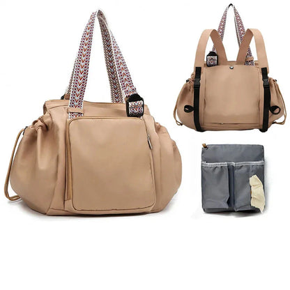 3-in-1 Wickelrucksack & Tragetasche