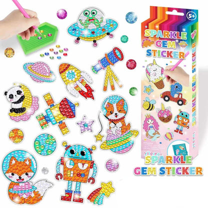 Diamant-Malerei-Aufkleber-Set für Kinder 💎🎨