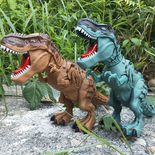 Laufender Eierleger-Dino mit Licht & Sprühnebel