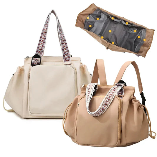 3-in-1 Wickelrucksack & Tragetasche