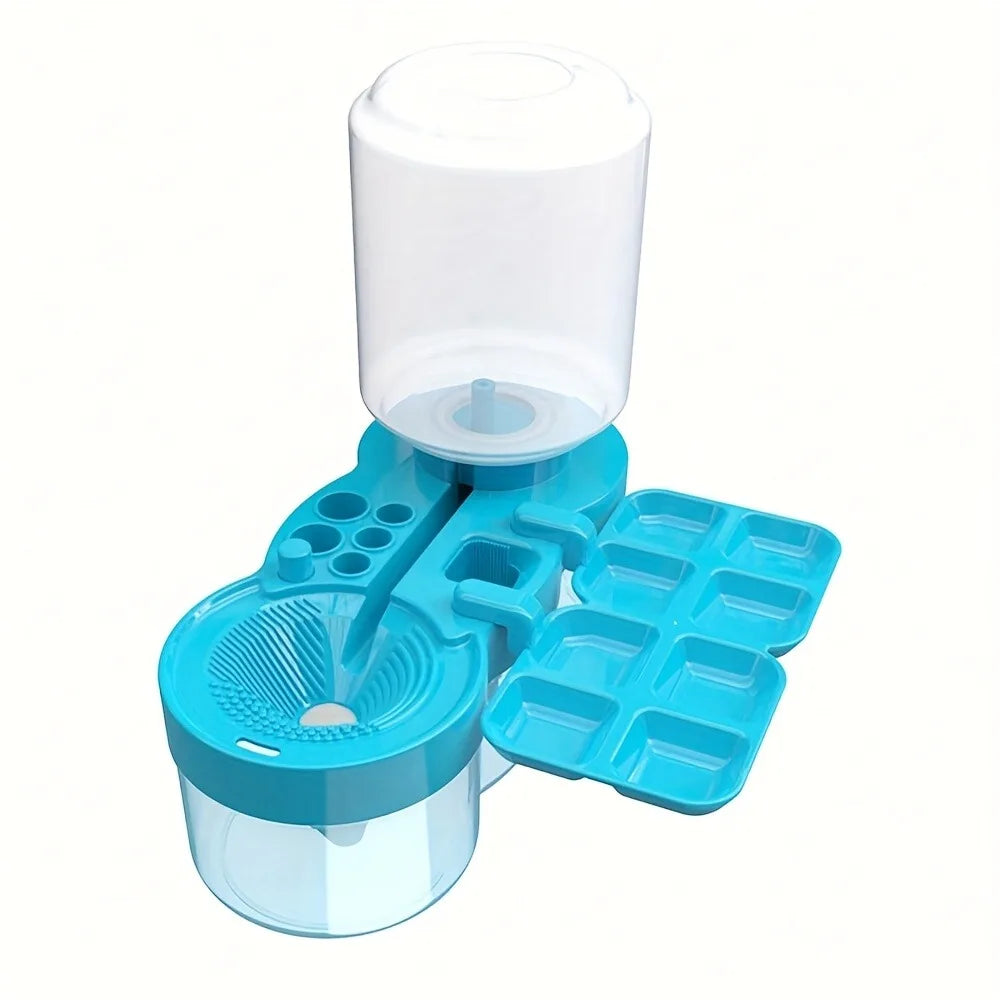 6-in-1 Malbecher-Set - Pinselreiniger & Pinselhalter