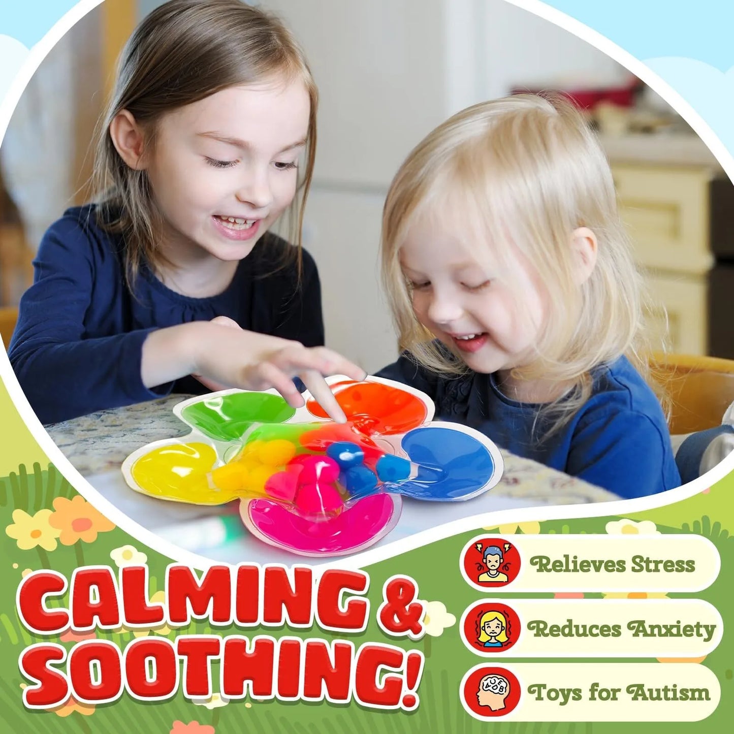Farb Sortier Lernspiel Sensorik Spielzeug für Kinder