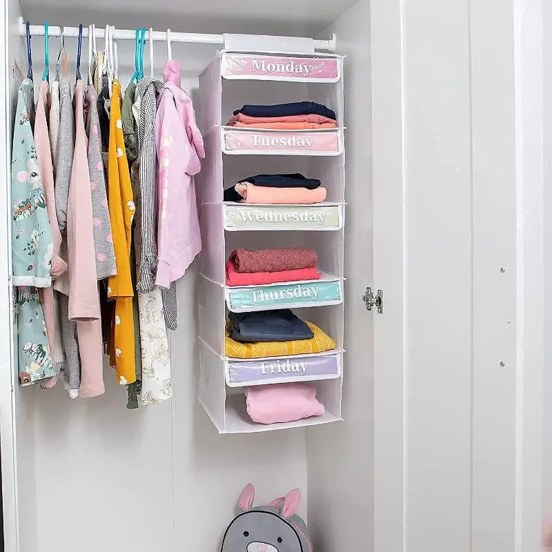 WochenReady – 5-Tage-Kleiderorganizer für Kinder