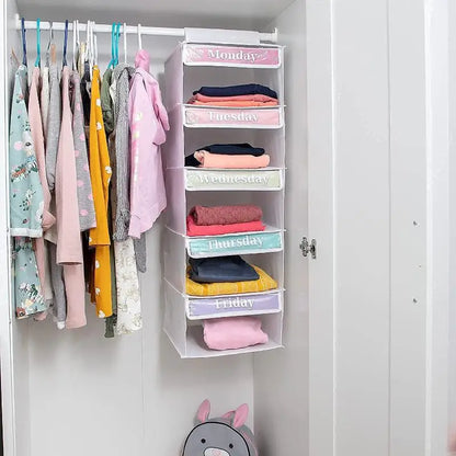 WochenReady – 5-Tage-Kleiderorganizer für Kinder
