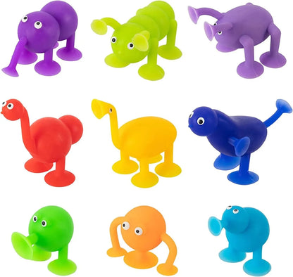 Saugnapf-Monstertiere Fidget-Spielzeug (9 Teile)