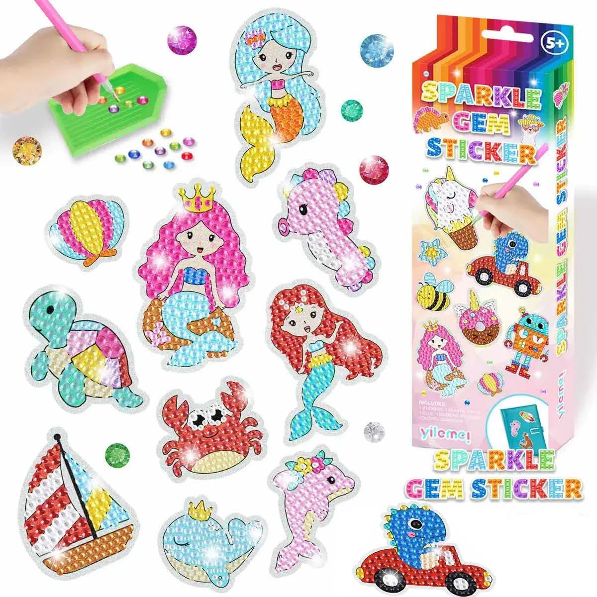 Diamant-Malerei-Aufkleber-Set für Kinder 💎🎨