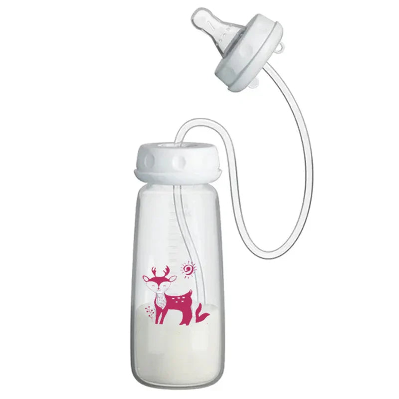 Freihändige Baby-Fütterflasche – Anti-Kolik-Nahrungssystem