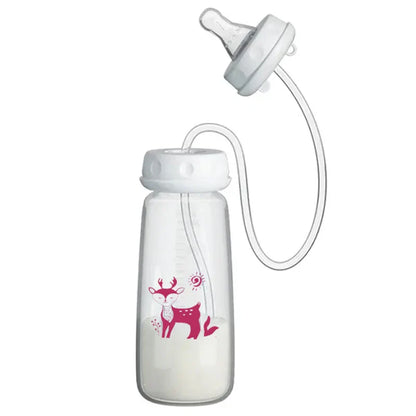 Freihändige Baby-Fütterflasche – Anti-Kolik-Nahrungssystem