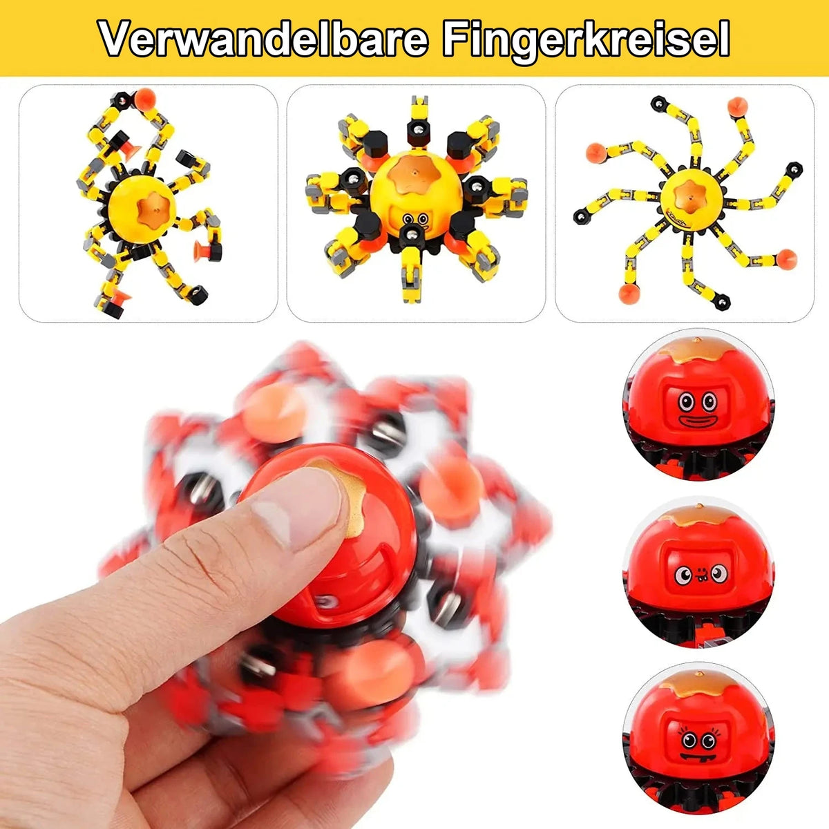 Verwandel-Fidget-Spinner
