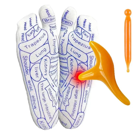 Acupressure Foot Massager Socks – Reflexology Socks for Tired Feet & Foot Care