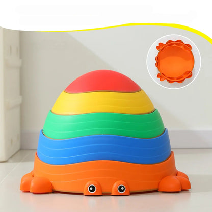 5 Krabben-Trittsteine – Balance- & Parcours-Spiel 🦀🌈