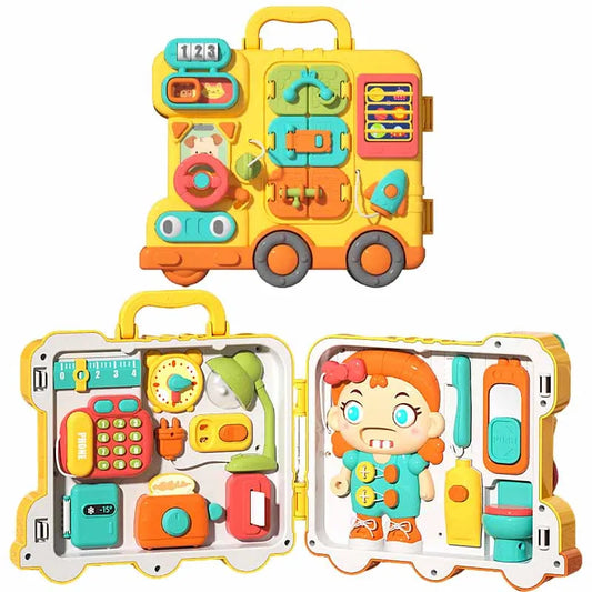 Montessori Lernboard – Sensorikspielzeug mit Musik & Licht