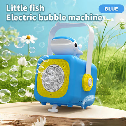 6-Hole Cartoon Fish Bubble Toy - Handheld Bubble Fun +