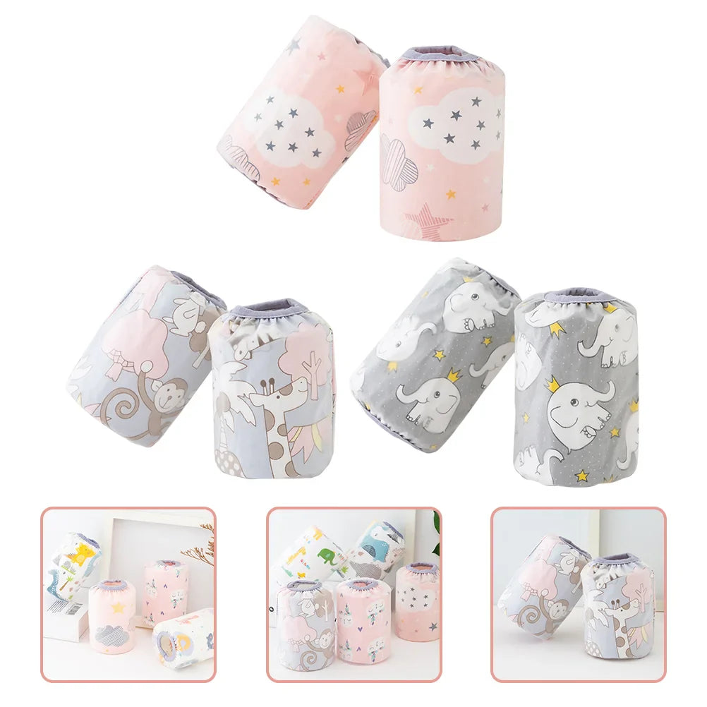 3 Pairs Cartoon Waterproof Baby Arm Sleeves – Mealtime Mess Protector