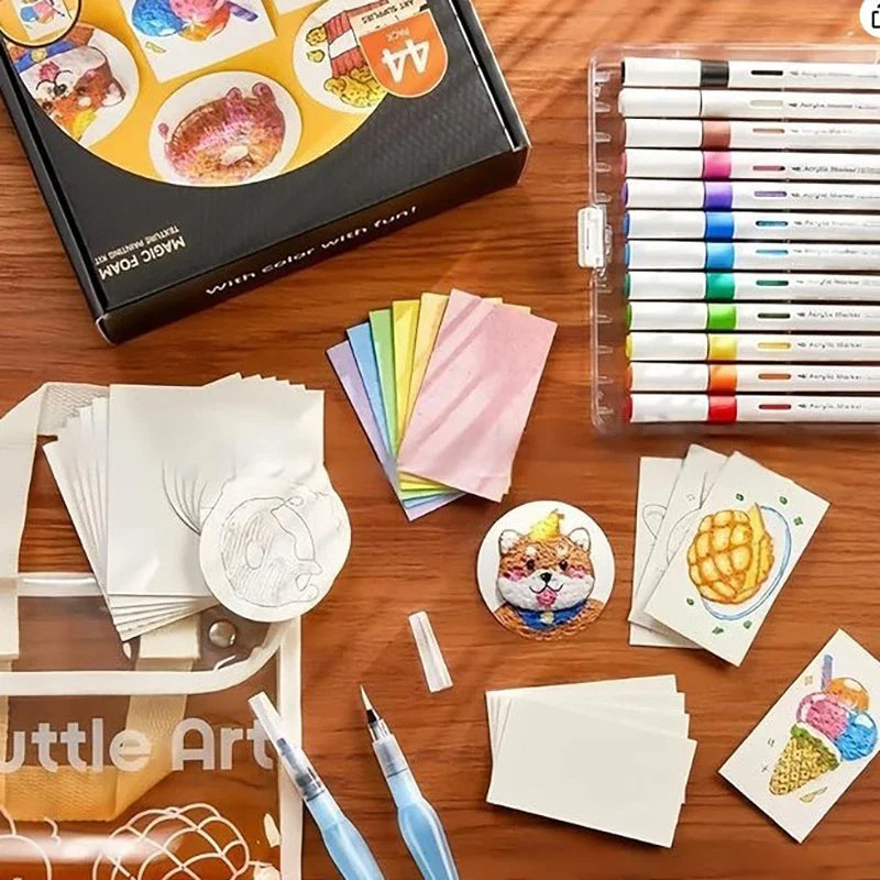 Magic 3D Bubble Drawing Kit for Creative Little Artists
