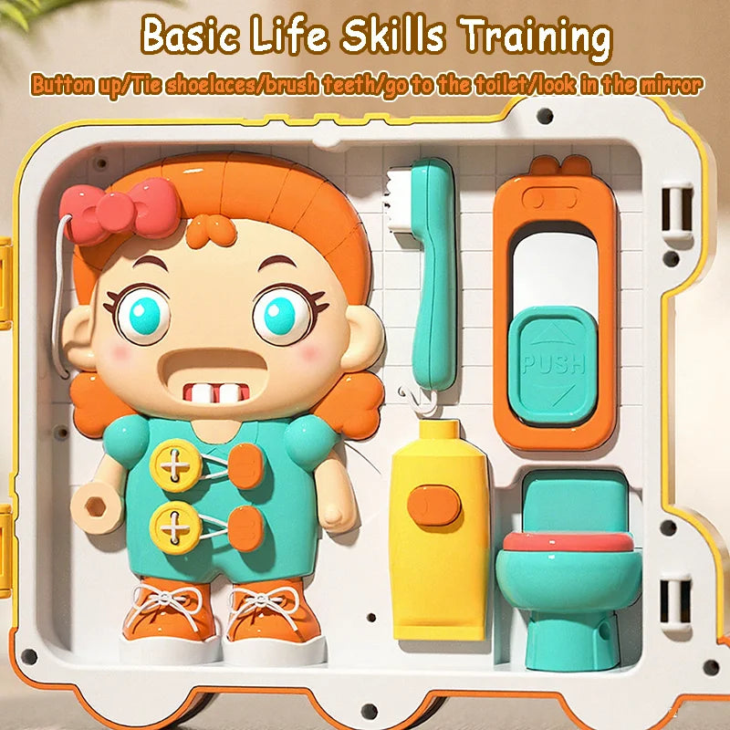 Montessori Lernboard – Sensorikspielzeug mit Musik & Licht