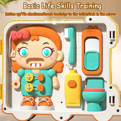 Montessori Lernboard – Sensorikspielzeug mit Musik & Licht