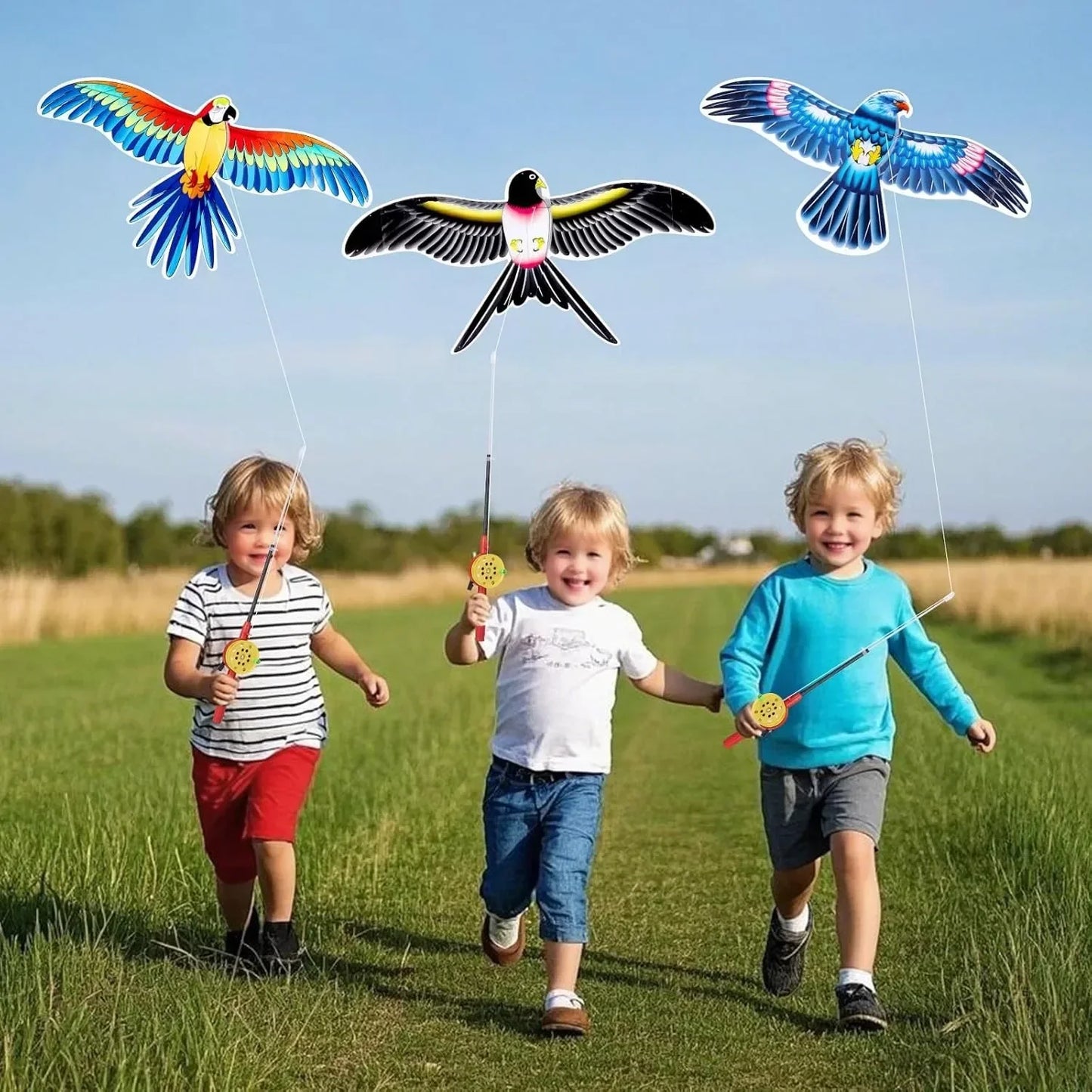 Bird Friends - Cartoon Kite Set for Kids