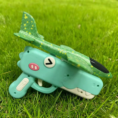 Schaumstoff- Dino Flugzeug