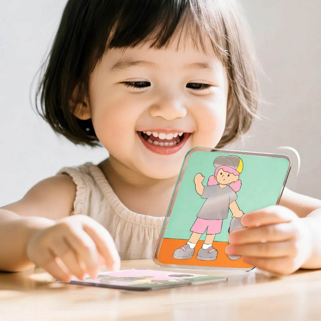 Anzieh-Puzzlespiel für Kinder