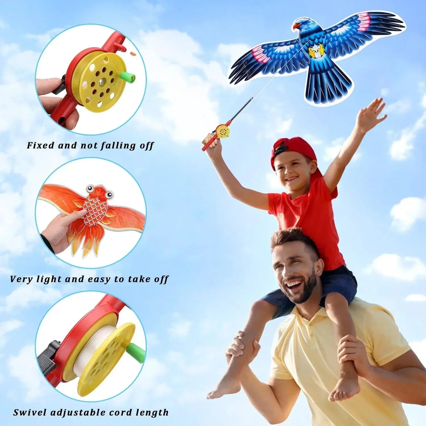 Bird Friends - Cartoon Kite Set for Kids