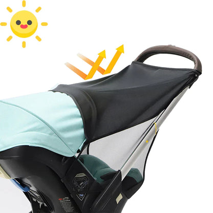 SchattenNest Universal Kinderwagen Sonnenschutz