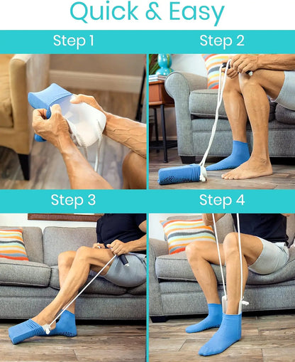Sock Helper Tool – Easy On and Off Stocking Slider