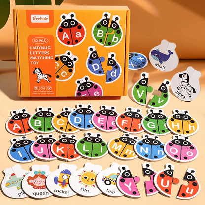 Ladybug ABC Wooden Puzzle