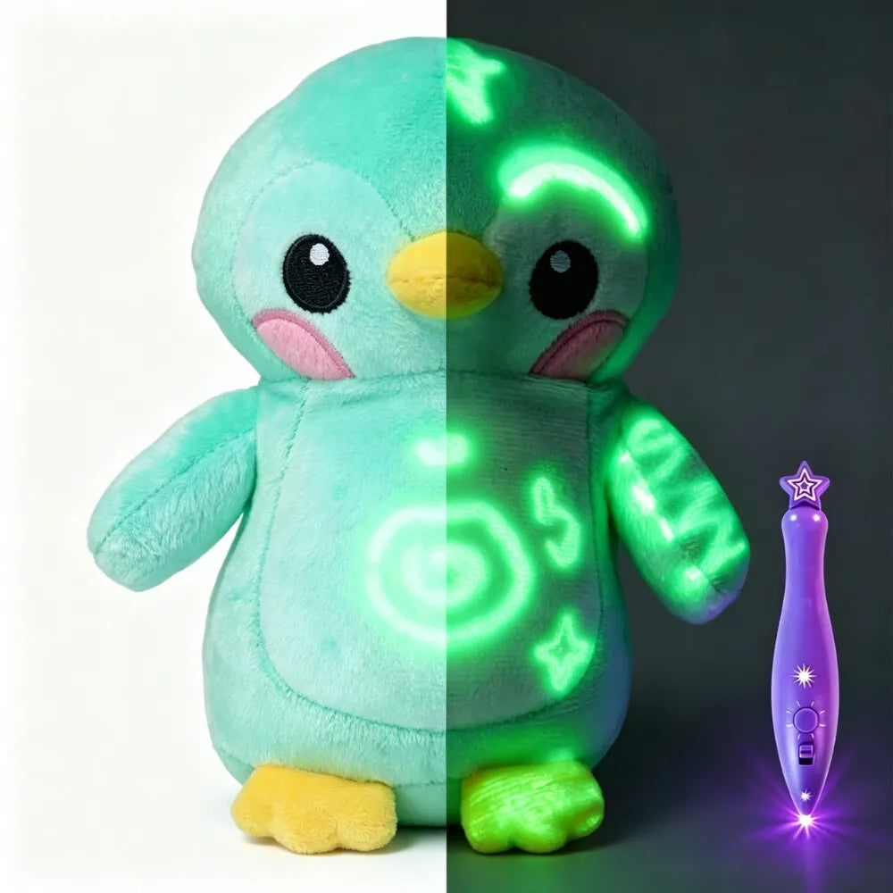 GlowDoodle – Leuchtendes Zeichen-Kuscheltier
