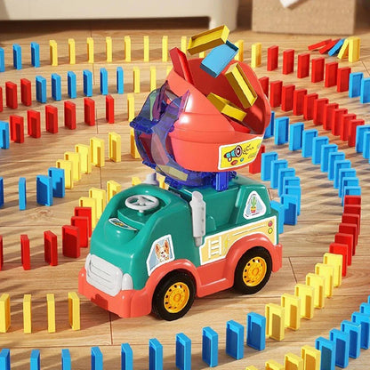 Elektrisches Domino Zug Set – 102 Teile
