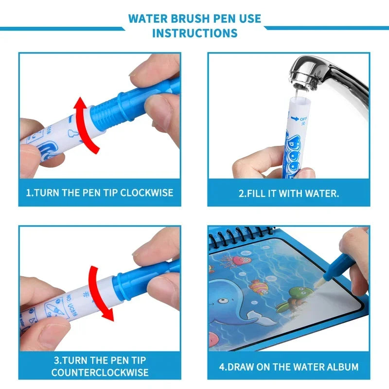 Magic Reusable Water Book