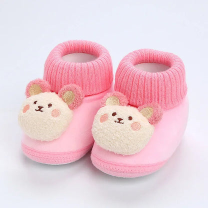 BärenSchritt – Plüsch-Krabbelschuhe mit Anti-Rutsch-Sohle 🐻👟