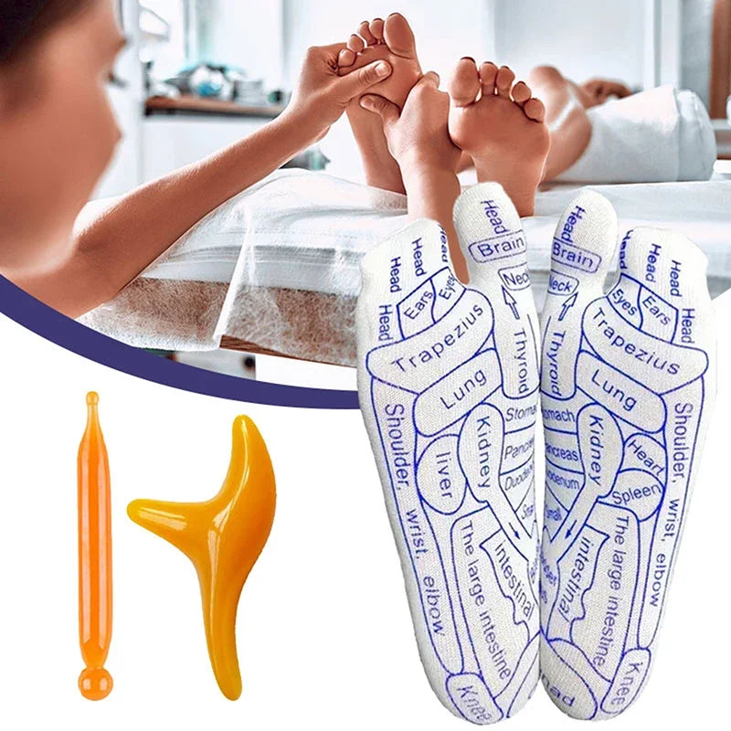 Acupressure Foot Massager Socks – Reflexology Socks for Tired Feet & Foot Care