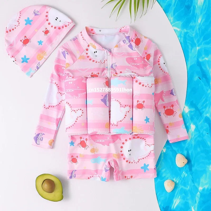 SchwimmFreund Kinder-Schwimmanzug mit Auftrieb & UV-Schutz