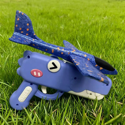 Schaumstoff- Dino Flugzeug