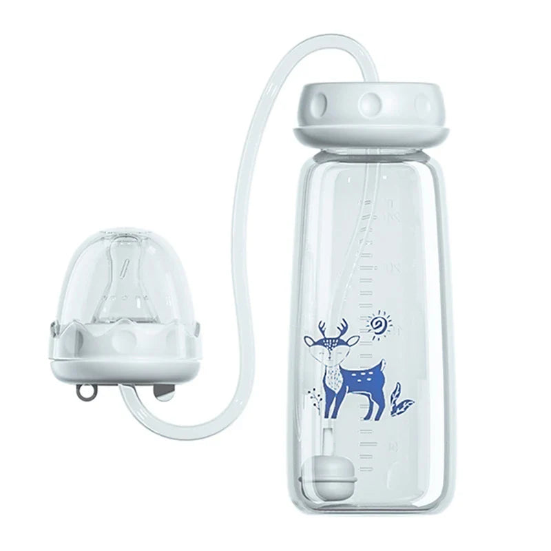 Freihändige Baby-Fütterflasche – Anti-Kolik-Nahrungssystem