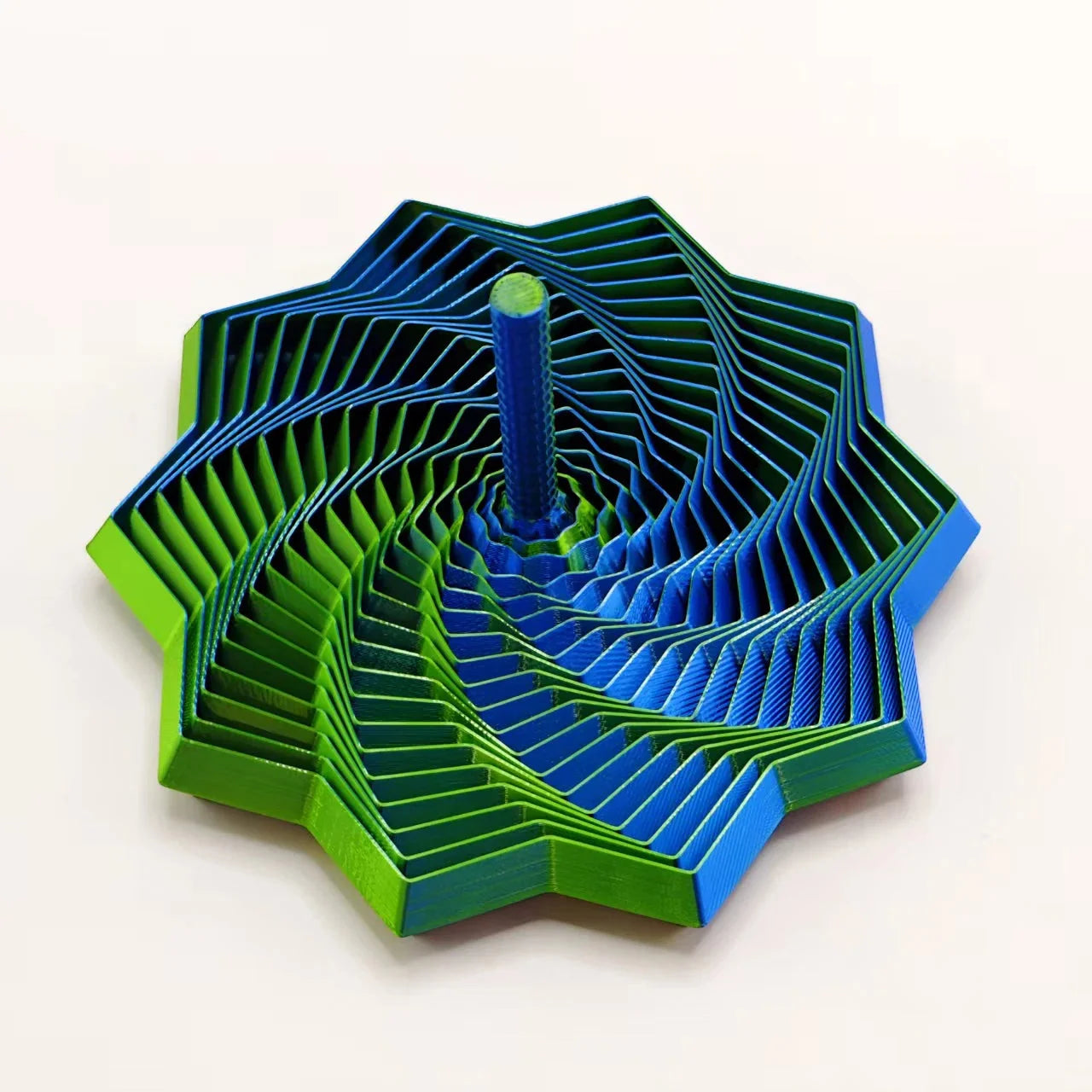 DrehGlanz – 3D-Regenbogen-Fidget-Spielzeug
