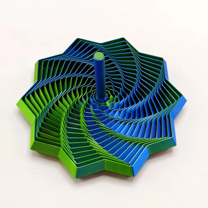 DrehGlanz – 3D-Regenbogen-Fidget-Spielzeug