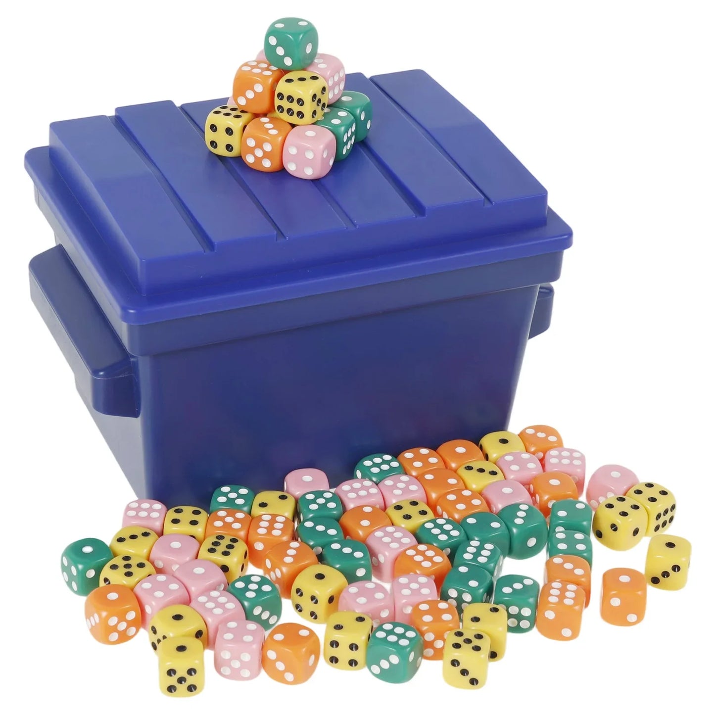 DiceRush Party-Spiel Set | Schnelles Würfelspiel für 2–6 Spieler mit Tray & 80 Würfeln