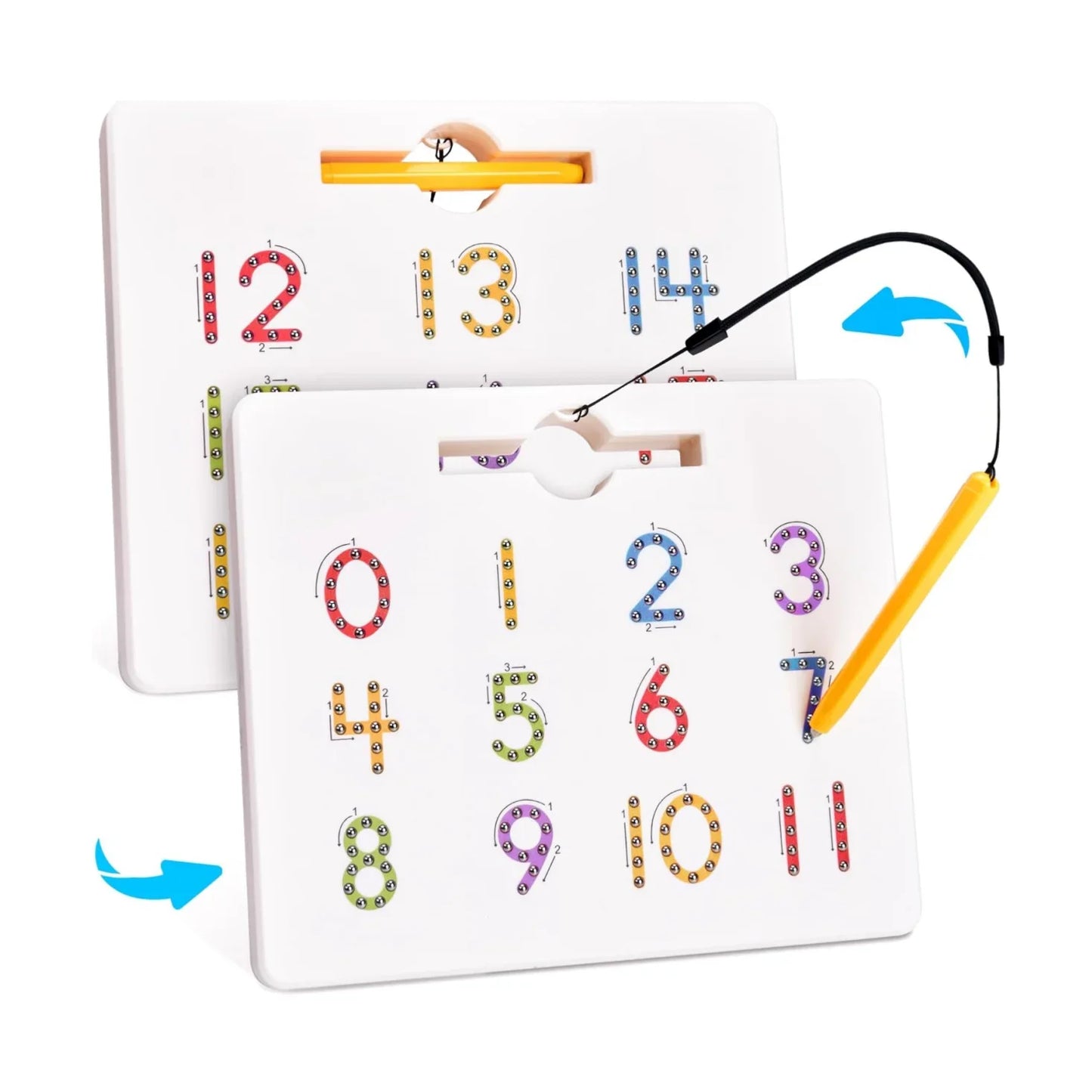 MagnetSchreib Zahlen-Nachspurtafel