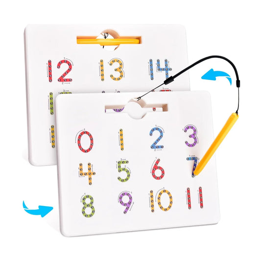 MagnetSchreib Zahlen-Nachspurtafel