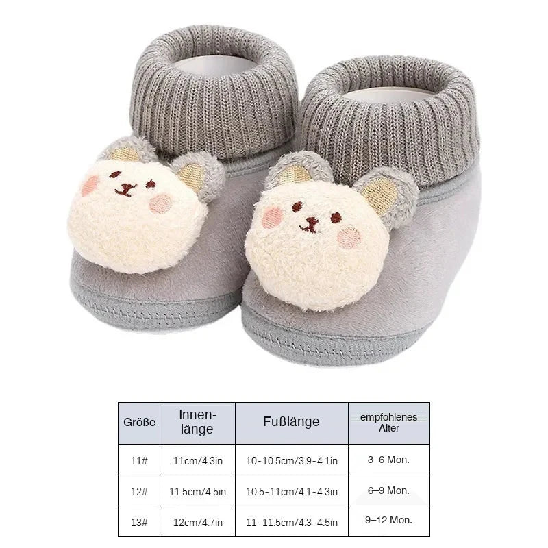 BärenSchritt – Plüsch-Krabbelschuhe mit Anti-Rutsch-Sohle 🐻👟