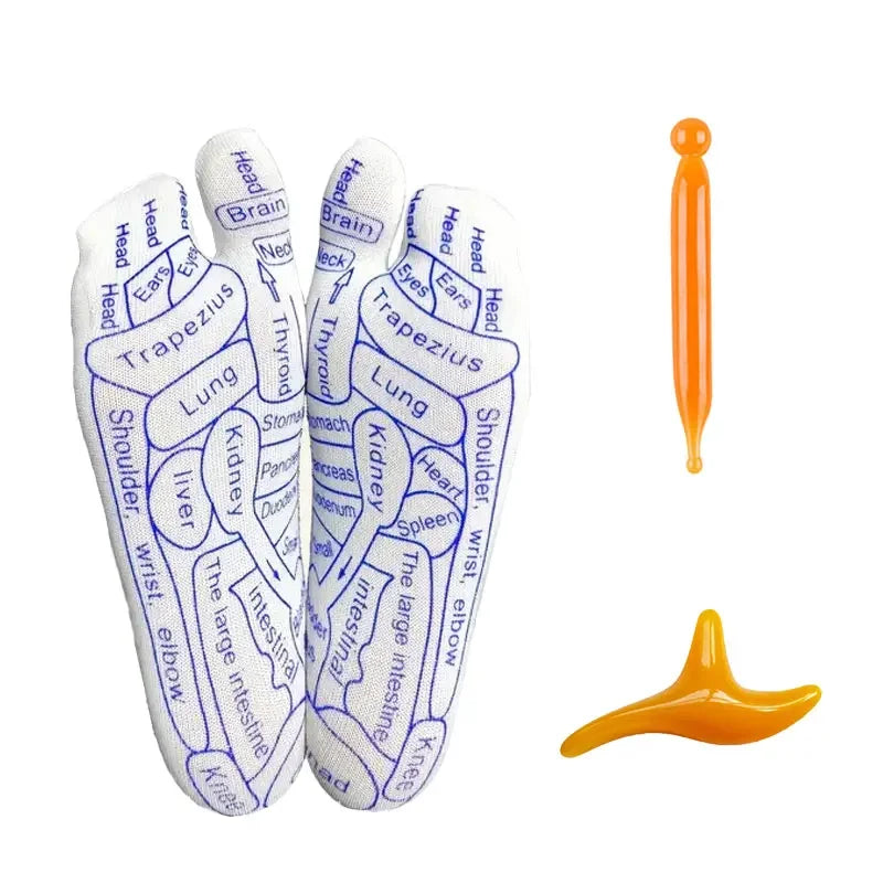 Acupressure Foot Massager Socks – Reflexology Socks for Tired Feet & Foot Care