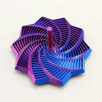 DrehGlanz – 3D-Regenbogen-Fidget-Spielzeug