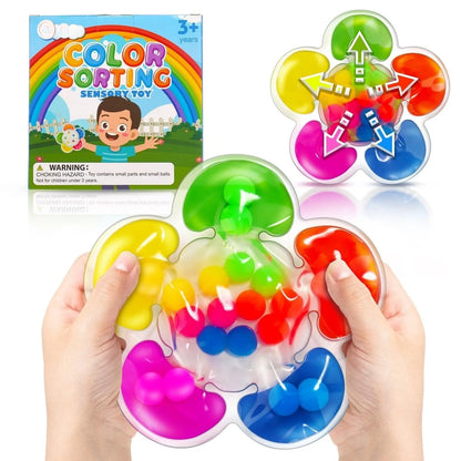 Farb Sortier Lernspiel Sensorik Spielzeug für Kinder