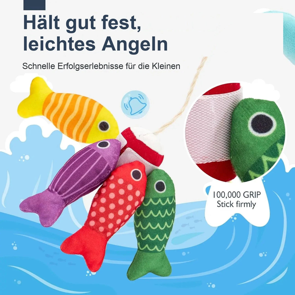 Montessori-Angelspiel – 22-teiliges Lernspiel für Farben & Zahlen 🎣🐠