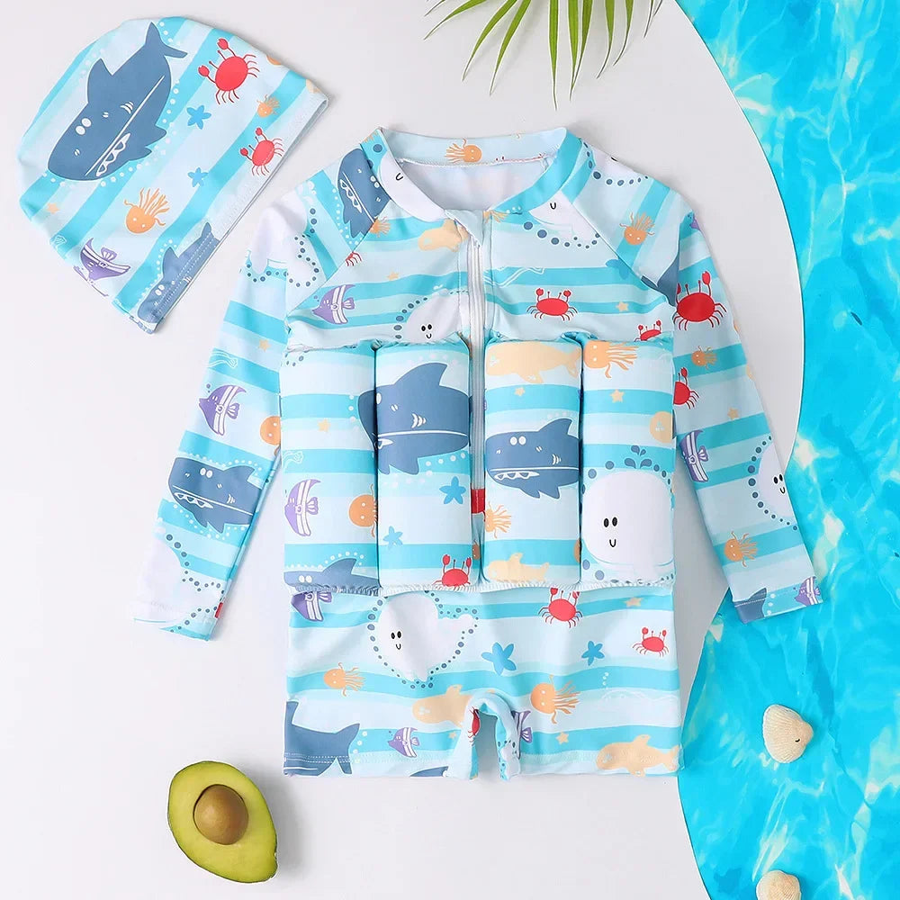SchwimmFreund Kinder-Schwimmanzug mit Auftrieb & UV-Schutz